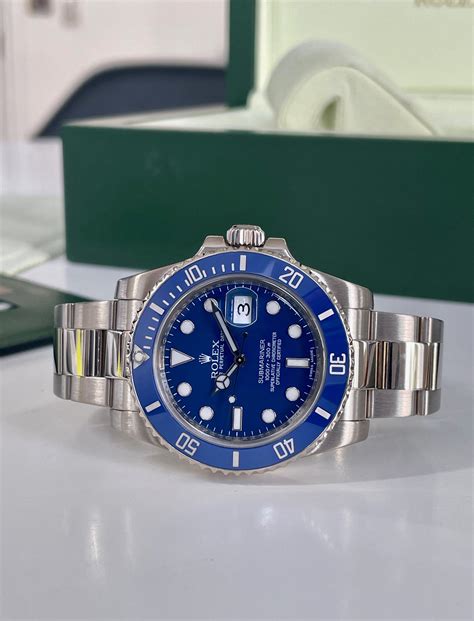 rolex submariner white gold 2021